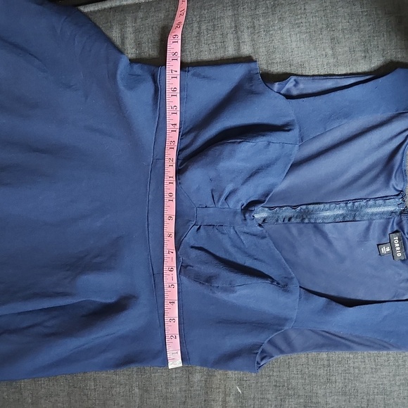 torrid Sapphire Blue Sleeveless Sweetheart Neck Fit & Flair Swing Dress Sz18 - Picture 9 of 11